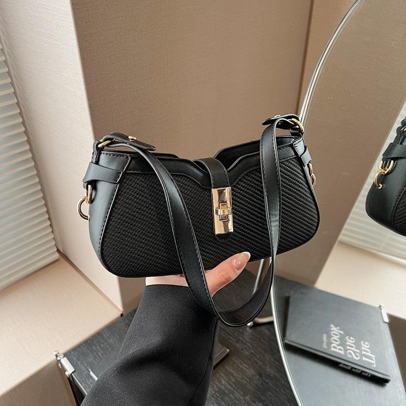 

Premium underarm bag women s new fashion shoulder messenger bag versatile casual commuter bag чёрный