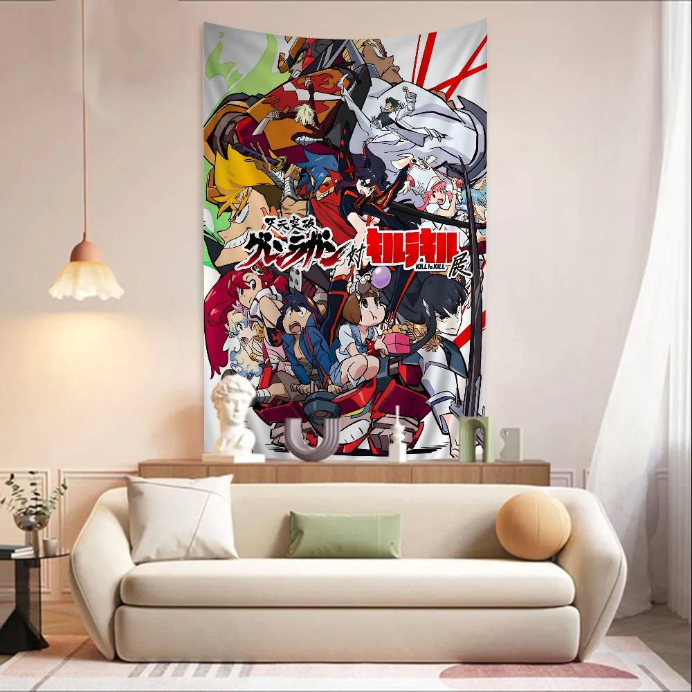 

Гуррен-Лаганн Архивы Аниме Настенный Гобелен Декор Фона Динамичный Меха Аниме Декор для Sci-Fi Сёнэн Фанатов Гуррен-Лаганн 74x94cm(29x37in)
