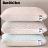 2025 New 1PC Summer Cooling Ice Silk Pillow Breathable Mesh Edges 3D Ergonomic Cervical Support Pillow Core for Home Hotel