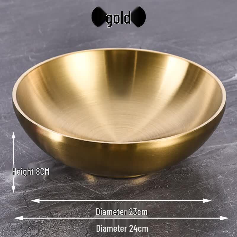 Golden 304 Stainless Steel Conical Bowl