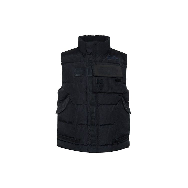 

Жилет пуховый на молнии с воротником-стойкой Li Ning для мужчин, черный AMRR039-1 L