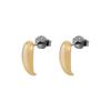 Skagen Women's ANJA PEBBLES Gold-Tone Stainless Steel Stud Earrings, SKJ1857710