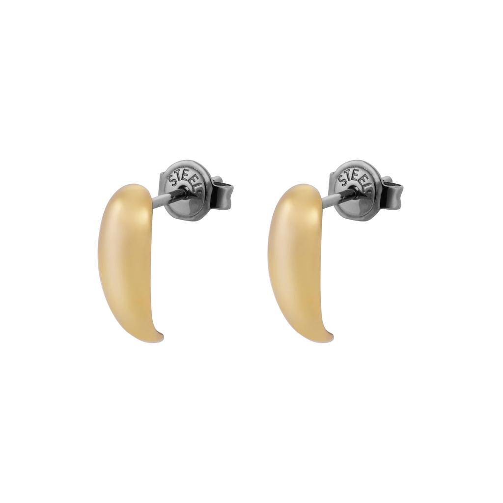Skagen Women's ANJA PEBBLES Gold-Tone Stainless Steel Stud Earrings, SKJ1857710