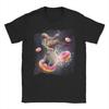 Space Capybara Riding Donut Galaxy Capybaras TShirt Summer Cotton T Shirts For Unisex Fashion Tshirt Short Sleeves Y2K Funny Tops