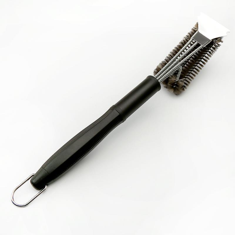 Barbecue Grill Bbq Brush Clean Tool Grill Accessories Stainless Steel Bristles Non-Stick Cleaning Brushes Barbecue Accessories
