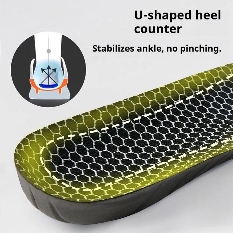 Graphene sweat absorbing Shoe insole Men Women Shock Absorption Shoe Sole Arch Support Flatfoot Orthopedic insoles baskets Pads