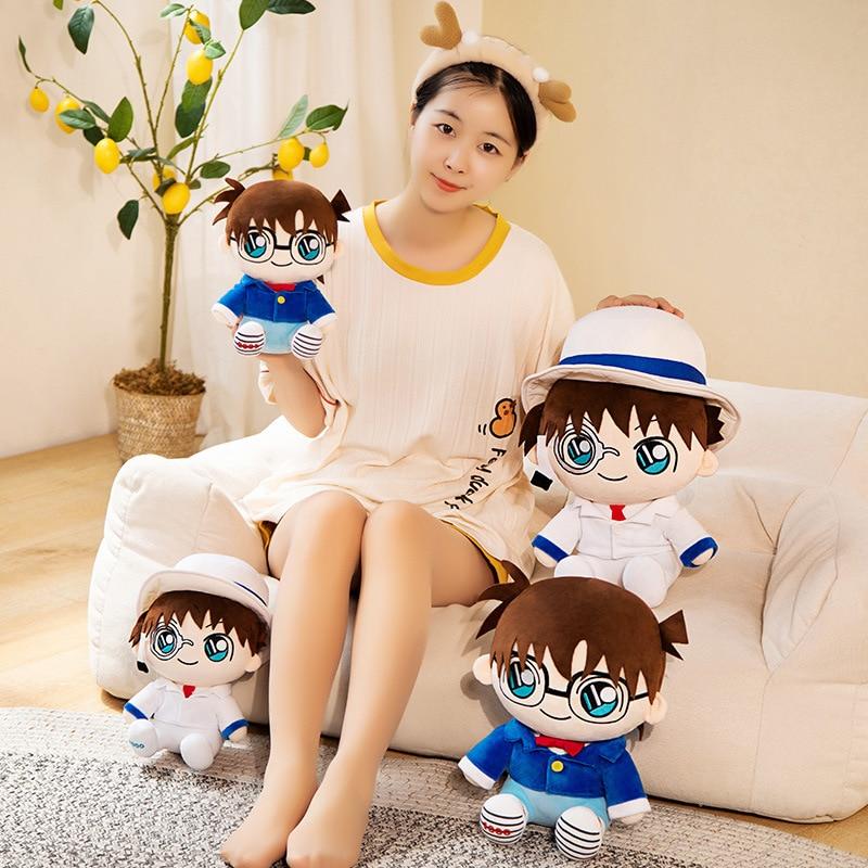 Non-Toxic 20Cm Cartoon Anime Detective Conan Phantom Thief Kidd Doll Plush Toy Collection Doll Ornament Doll Children'S Christmas Gift