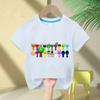 2026 Summer Short-sleeved Sprunki Cute Fashion Top Boys Girls Comfortable Round Neck Pure Cotton T-shirt Children's Sprunki Gift