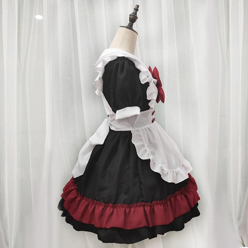 Halloween Vampire Little Demon Lolita Cosplay Dress With Cotton Blend Fabric For Cosplay Fans