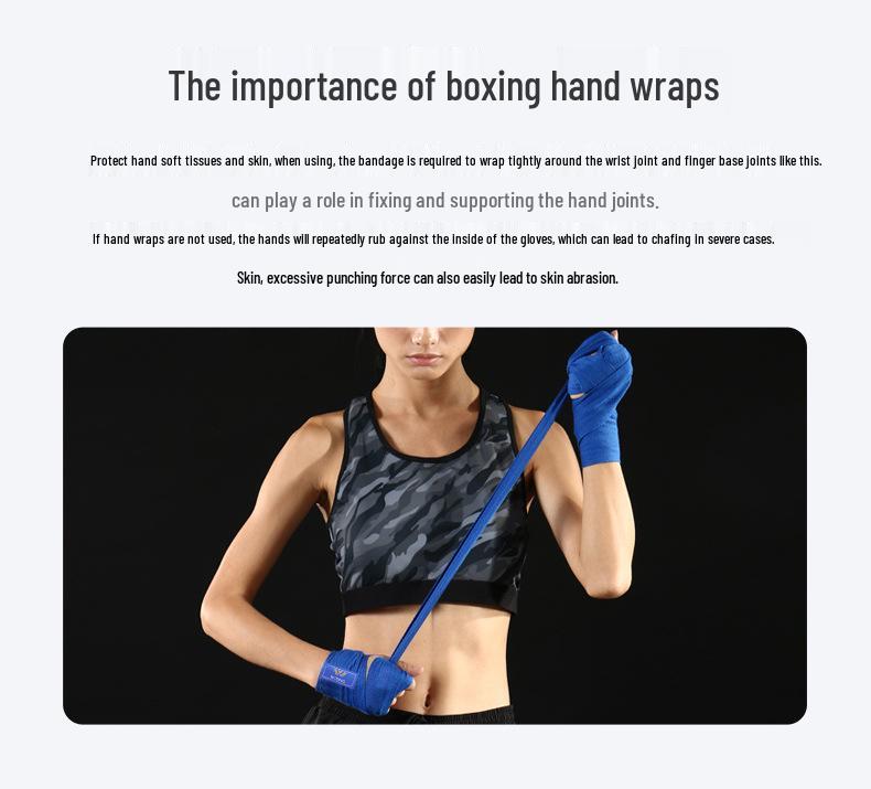 Jiuri Mountain Cotton Hand Wraps: Sweat-Absorbent Bandages for Adult Boxing