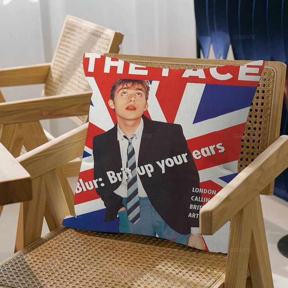 B-Blur Rock Roll Band Cushion Cover Pillow Cover Decor Pillowcase Printed Cushion Case For Couch