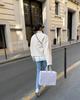 New Women's 2025 Autumn/Winter V-Neck Woolen Coat – Loose, Lazy Style for a Chic European and American Look