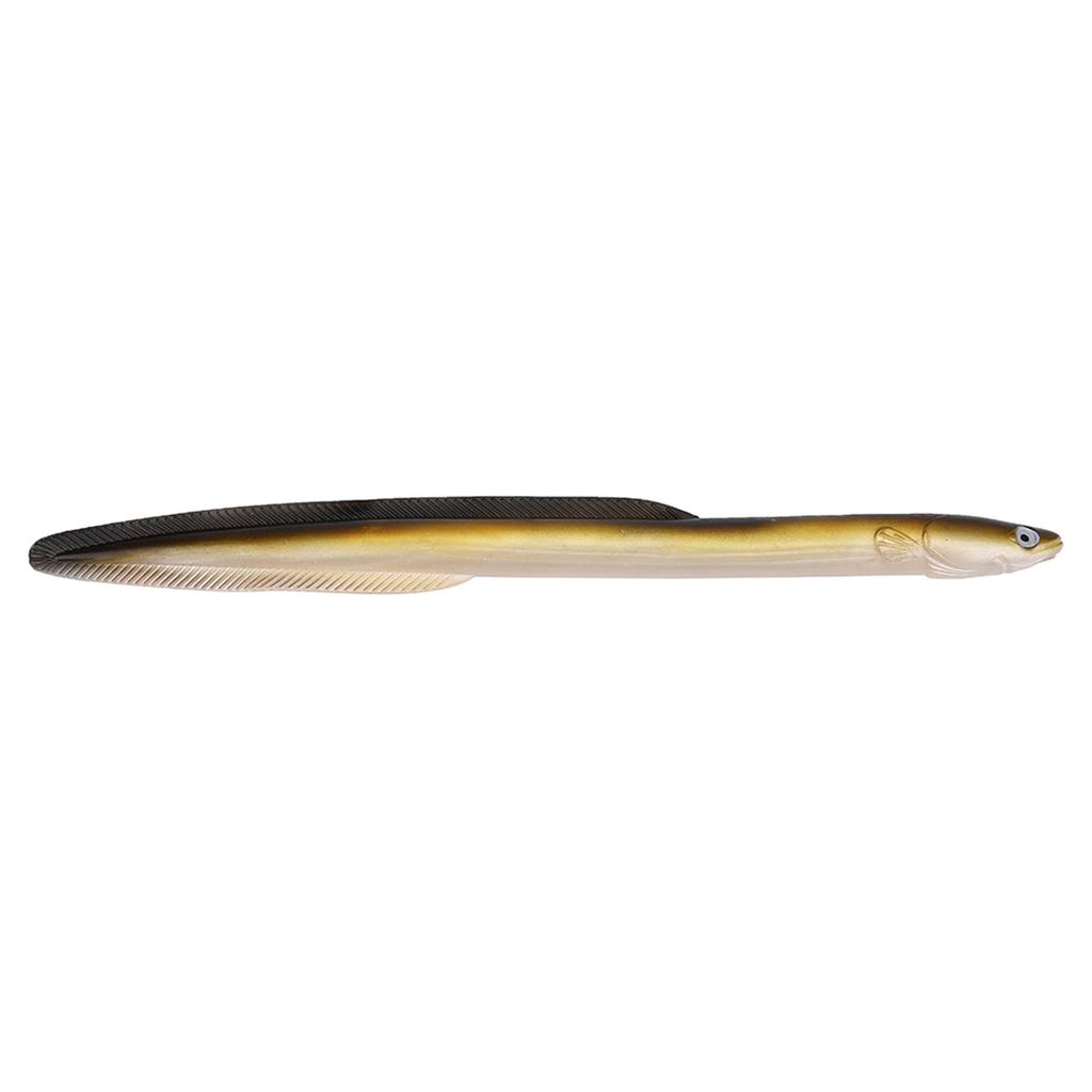 1PC Big Soft Eel shaped PVC Fishing Simulation Artificial Swimming Bait