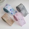 Craft Supplies Fabric Ribbon Christmas Ribbon Holiday Ambiance Multiple Color Options Soft Cloth Material Sturdy Construction