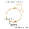 Fashion Gold Color Crystal Zircon Flower Tulip Bracelet For Women Wedding Party Valentine's Day GiftJewelry