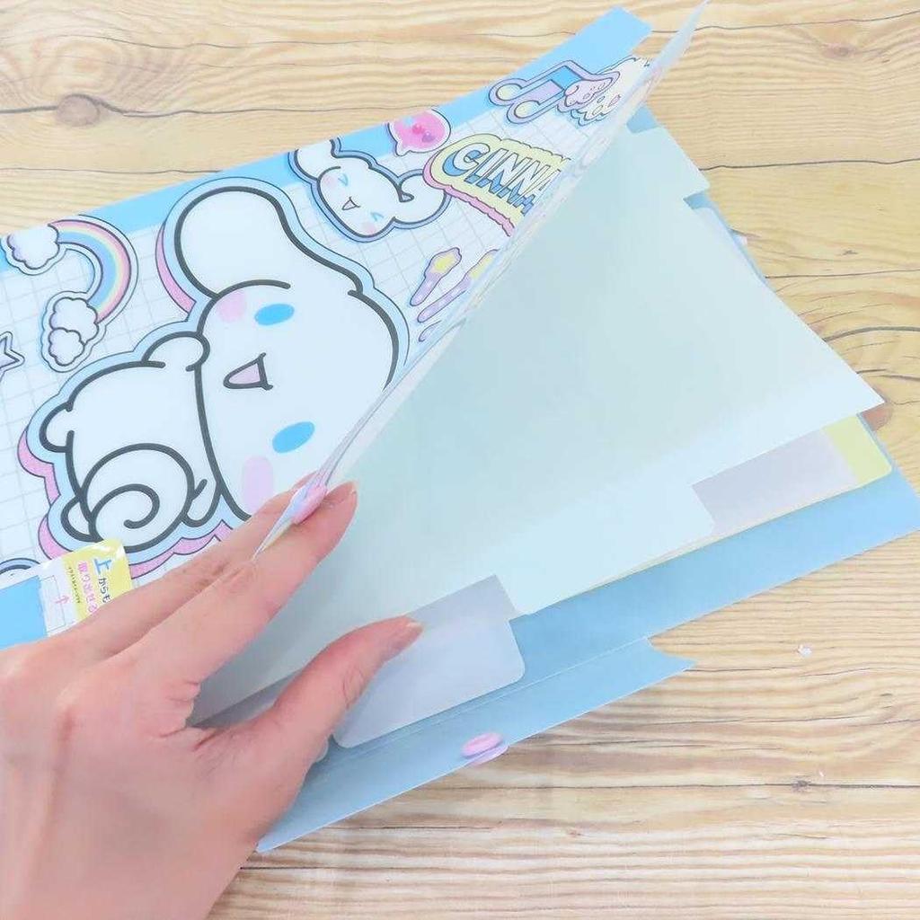 Sanrio PetaCinnamoroll File That Can Be Accessed from the Top or Side