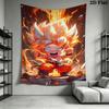 Son Goku Wall Tapestry Aesthetic Wall Hanging Printed Fabric Blanket Decorative Tapestries For Bedroom Living Room Home Decor