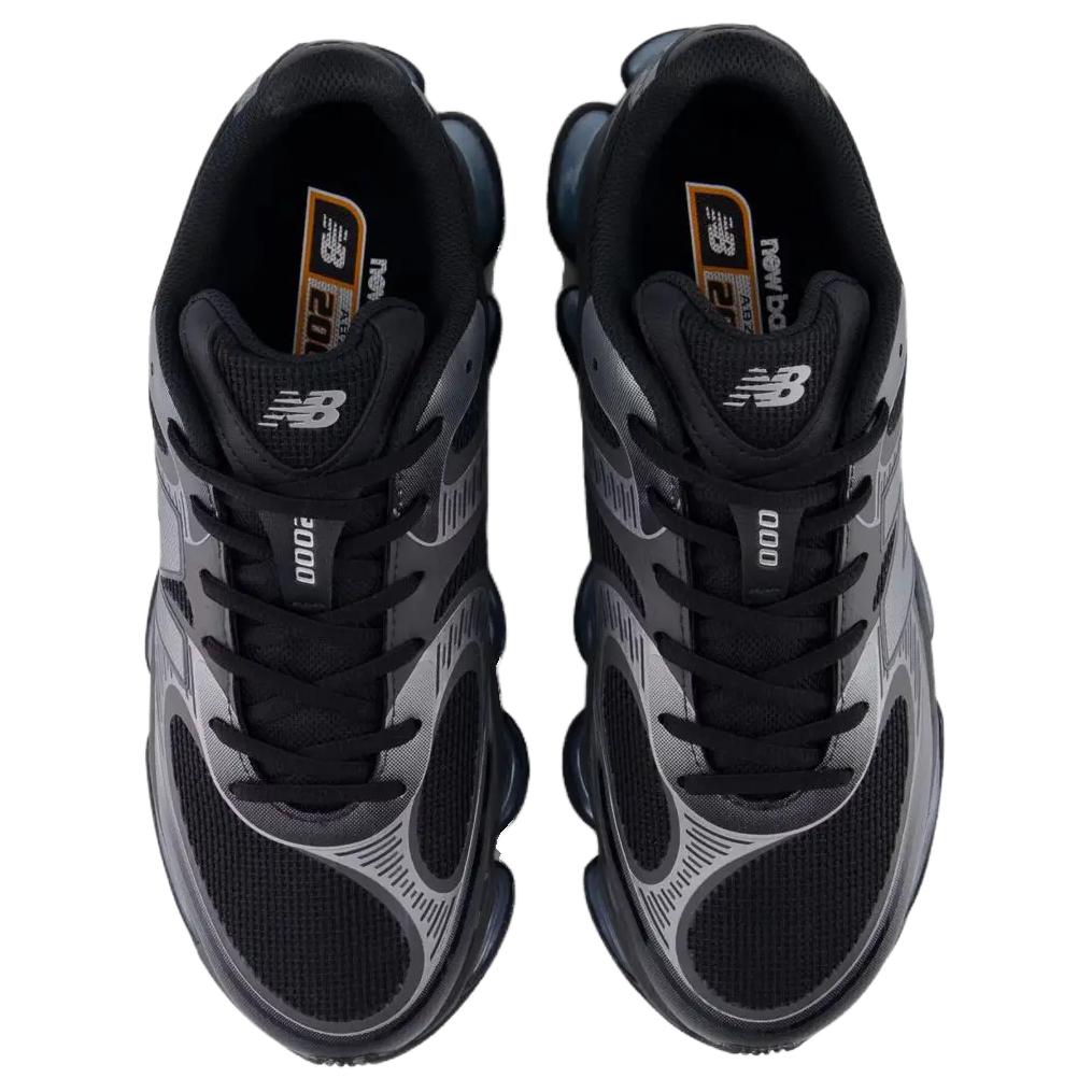 New Balance ABZORB 2000 Black Dark Silver Unisex Sneakers Grey Dark-Silver-Metallic Light-Chrome-Blue U2000EA