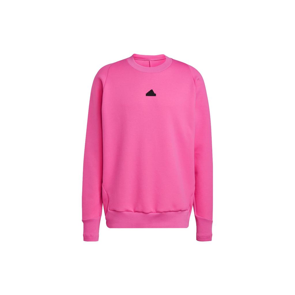 adidas Z.N.E Sweatshirts Men's Pink Crew Neck Moderate Regular IN5111