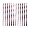 200 Pcs Milk Straws Cocktail Wedding Decor Groovy 4th Decorative Drinking Love