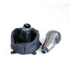 Manual Gear Shift Knob 5 Speed with Black Leather Boot fit for Honda Civic 2006-2011 DX EX LX Shifter Lever Stick Head