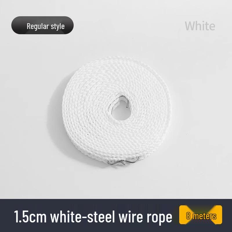 Windproof Non-Slip Clothes Drying Rope for Indoor/Outdoor Use