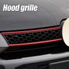 5/10pcs Car Hood Reflective Sticker Strip Waterproof Front Hood Grill Decals Car Exterior Decoration Reflective Stickers