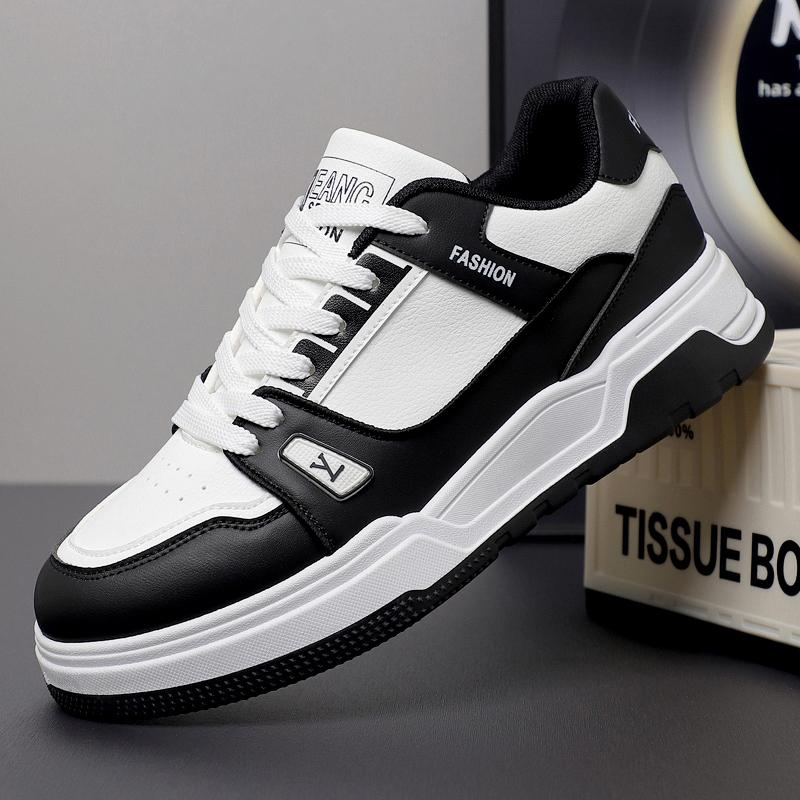 Zapatillas Casuales de Moda para las Cuatro Estaciones para Hombre para Skateboarding Estudiantes Cómodas Zapatillas para Niño de Tendencia Suela Blanda Zapatos Transpirables