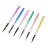 6pcs Nail Art Brushes Set Professional Precise Painting Nail Art Design Pen Painting Tools for Home Manicures Nail