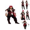 Costum Clasic de Pirat Caraibean pentru Adulți Perfect pentru Cosplay de Halloween