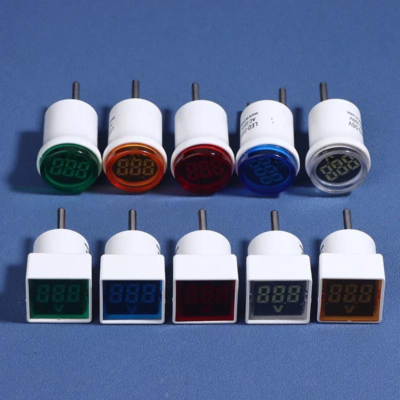 Square Digital Voltages Indicates AC220V/230V Home Circuit Tester Simple Installs Universal Home AC Voltage Meter