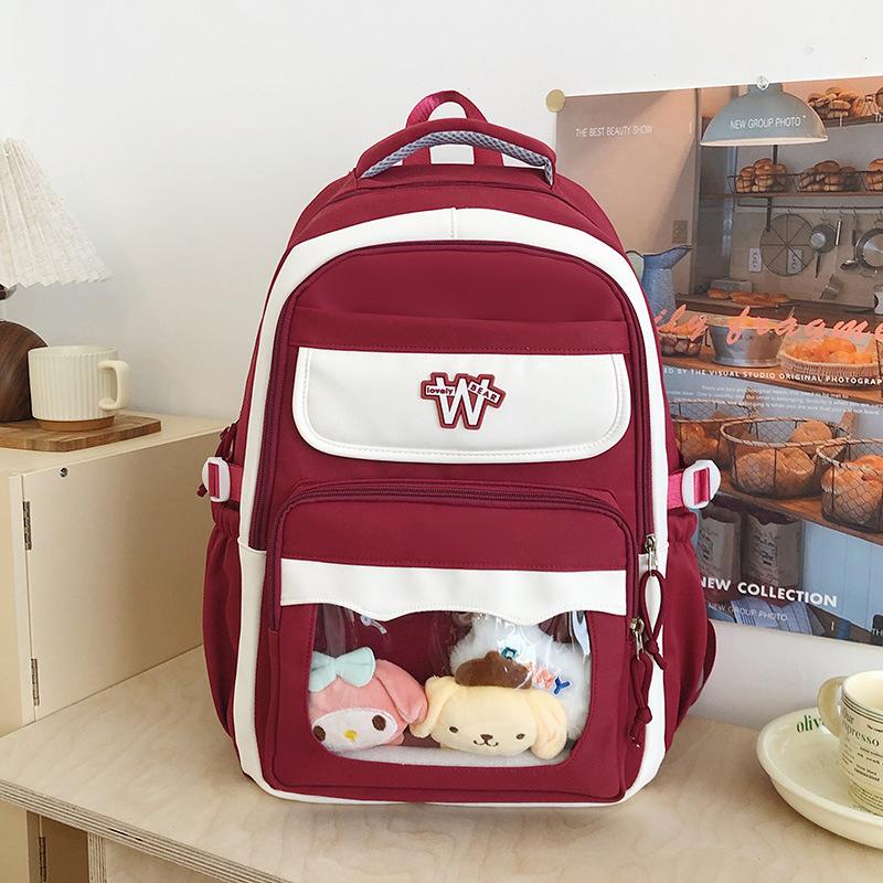 The Schoolbag Is High-value, Cute and Painful, and Junior High School Students Are Lightweight and Versatile with Large Capacity.