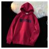 Mens Heavyweight Hooded Sweatshirt Winter Fleece Lined Loose Fit Streetwear Couple Top