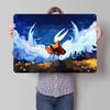 Hornet From Hollow Knight Digital Art Personalized D Textured Metal Poster Wall Art Tinplate Sign for Bedroom Decorations House