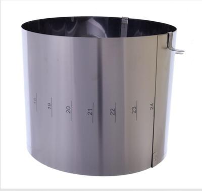 Cake Edge Band Adjustable High H=20 Cm With Graduation