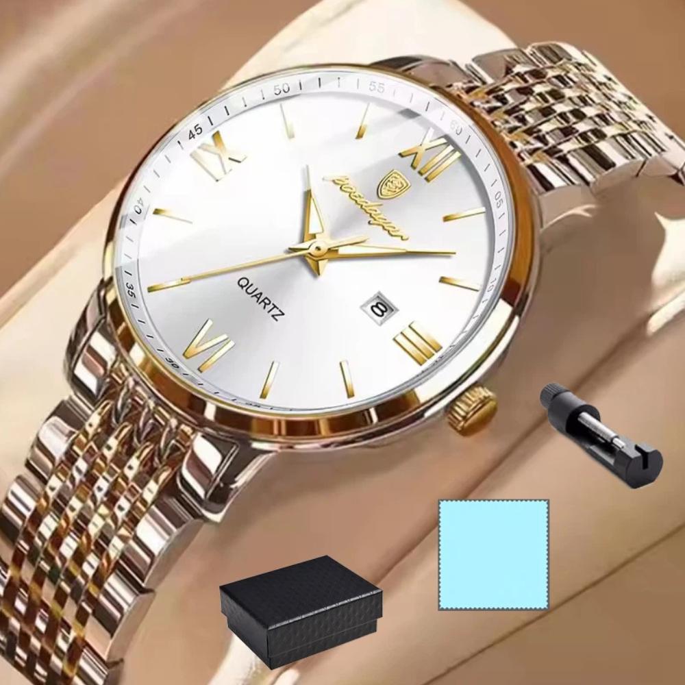 POEDAGAR Top Original Woman Wristwatch Waterproof Luminous Date Ladies Watch High Quality Stainless Steel Quartz Watches
