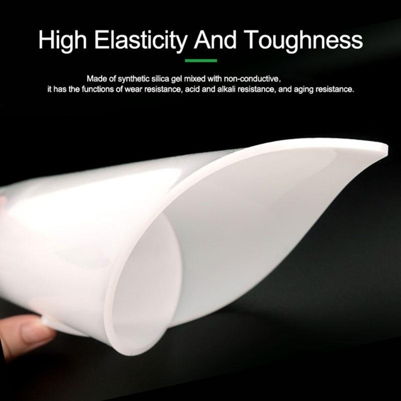 Insulation Silicone Soldering Mat Repair Mat, Heat Resistant Silicone Work Mats 500℃ for Soldering, Phone Repair