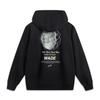 Li Ning Wade Series Letter Print Casual Comfortable Hoodie Men hoodies Black AWDV043-1