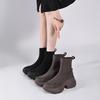 Women's Boots 2026 Autumn/Winter New Thick Soled Short Boots Women's Skinny Boots Elastic Socks Boots
