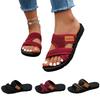 Womens Slide Sandals, Non- Water-Resistant PU - Sandals with All-Day Comfort for Indoor Outdoor Casual Errands & Beach Days