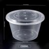 Disposable Biodegradable Food Containers with Domed Lids