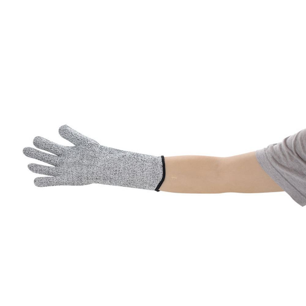 1Pair Breathable Safety Sleeves 20-55cm Anti Cut Arm Sleeve Durable Protection Gloves Labor