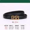 Belt Genuine Leather Women'S Belt Women'S Decorative Cowhide Smooth Buckle Business Belt Can Be