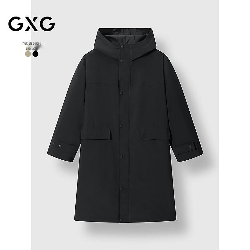 Мужская удлиненная куртка с капюшоном GXG для города XL