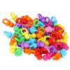 100Pcs Acrylic Pacifier Birthday Party Decoration Baby Baptism Soothing Mini Color Toys