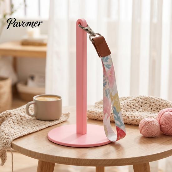 Crocheting Yarn Holder Portable Wrist Holder, Ball Dispenser for Crocheting, Knitting, Lightweight Spinner Stand with Strap, Gift Crochet Lovers