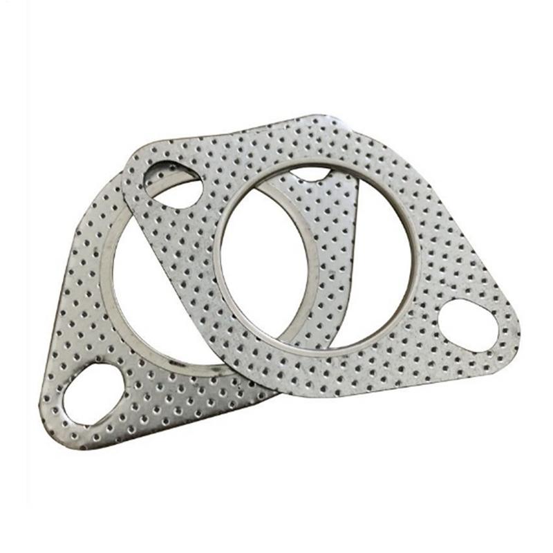 1PC High Temperature Car Exhaust Flange Auto Exhaust Gasket Replacement Sealing Pad Reinforced Car Accessories Muffler Gasket