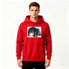 Men's Anime Chibi Character Print Pullover Hoodie Casual Long Sleeve Loose Sweatshirt for Adults