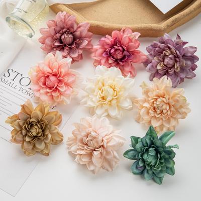 5/10Pcs Artificial Flowers Silk Chrysanthemum DIY Gifts Box Scrapbook Wedding Arch Home Garden Decor Christmas Wreaths Clearance
