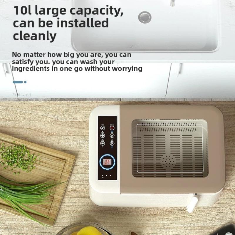 Fully Automatic Household Vegetable Washing Machine Multi purpose Oxygen Cleaning Machine for Fruits Vegetables Chopsticks